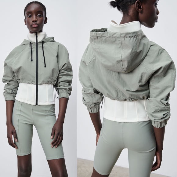 Zara windbreaker women's Clearance